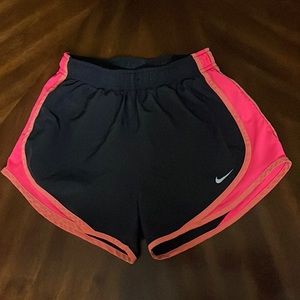High waisted Nike athletic shorts